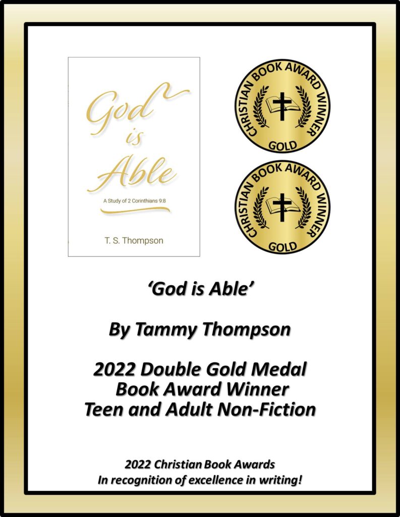 Christian Book Award (CBA) 2022 Winner for 2022 God is Able: A Study of 2 Corinthians 9:8