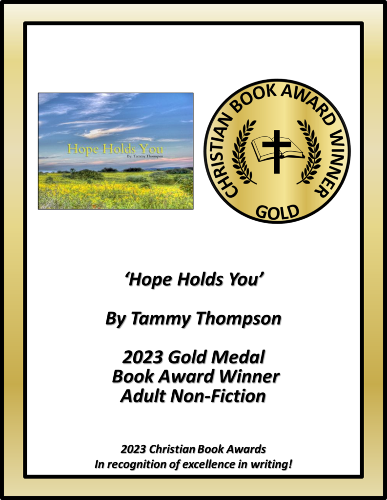 Christian Book Award (CBA) 2023 Winner for Hope Holds You