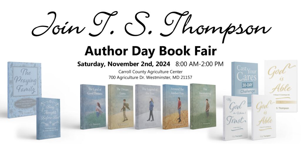 Carroll county Authors Day 2024 with T. S. Thompson