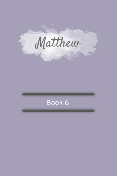 4x6 Matthew book 6 holder