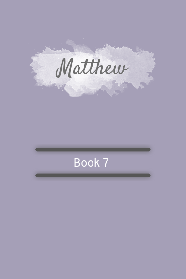 4x6 Matthew book 7 holder