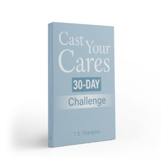 Cast Your Cares book cover 3D